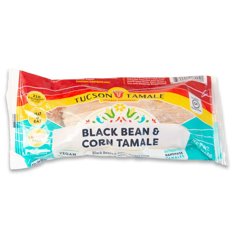 Tucson Tamale Black Bean & Corn Tamale