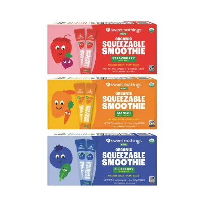 Sweet Nothings Organic Smoothies & Pops - Featured