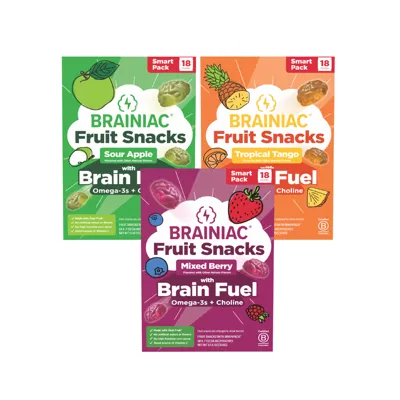 Brainiac Foods Functional Fruit Snacks - Featured