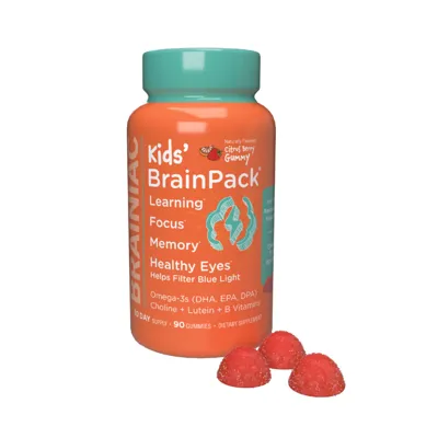 Brainiac Foods Kids’ Daily BrainPack Gummies - Featured