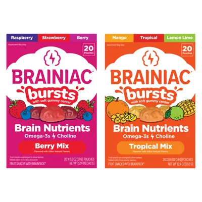 Brainiac Foods Fruit Snack Bursts - Featured