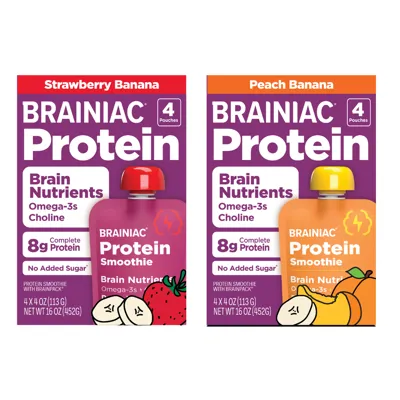 Brainiac Foods Protein Smoothies - Featured