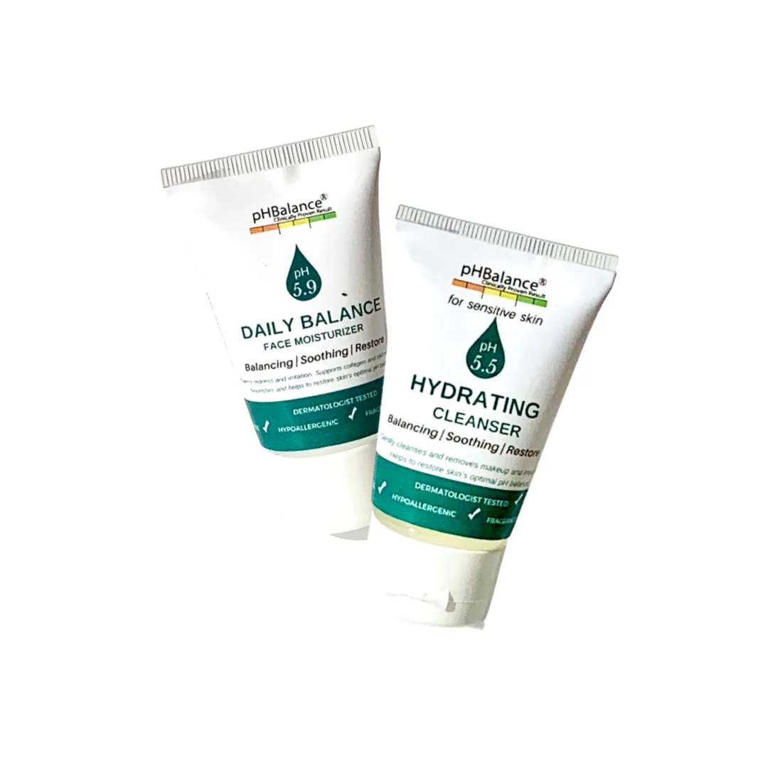 pH Balance Skincare Skin Moisturizing Duo