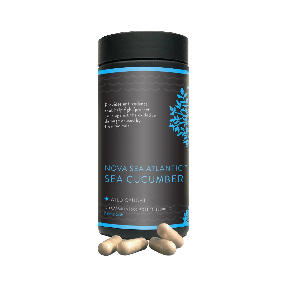 AKSO Marine Biotech Atlantic Wild Caught Sea Cucumber Capsules