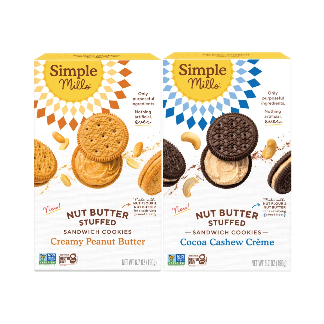 Nut Butter Stuffed Sandwich Cookies