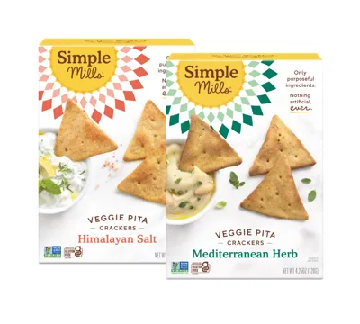 Simple Mills Veggie Pita Crackers - Featured