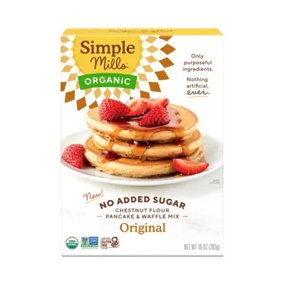 Simple Mills No Added Sugar Organic Pancake & Waffle Mix - Featured