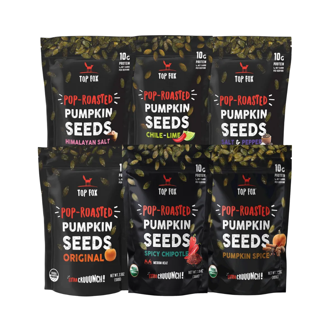 Top Fox Pop-Roasted Pumpkin Seeds
