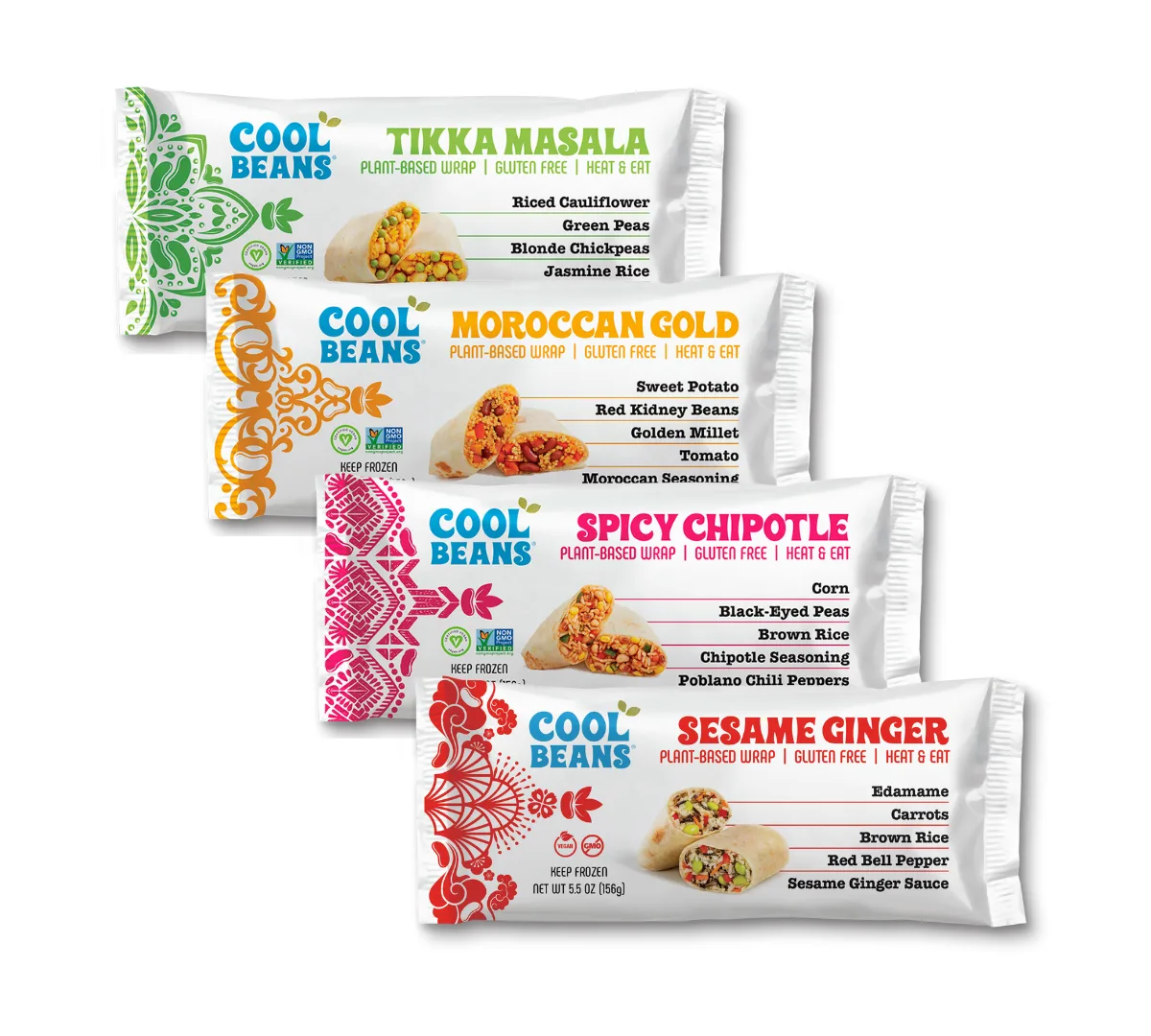 Cool Beans Frozen Wraps
