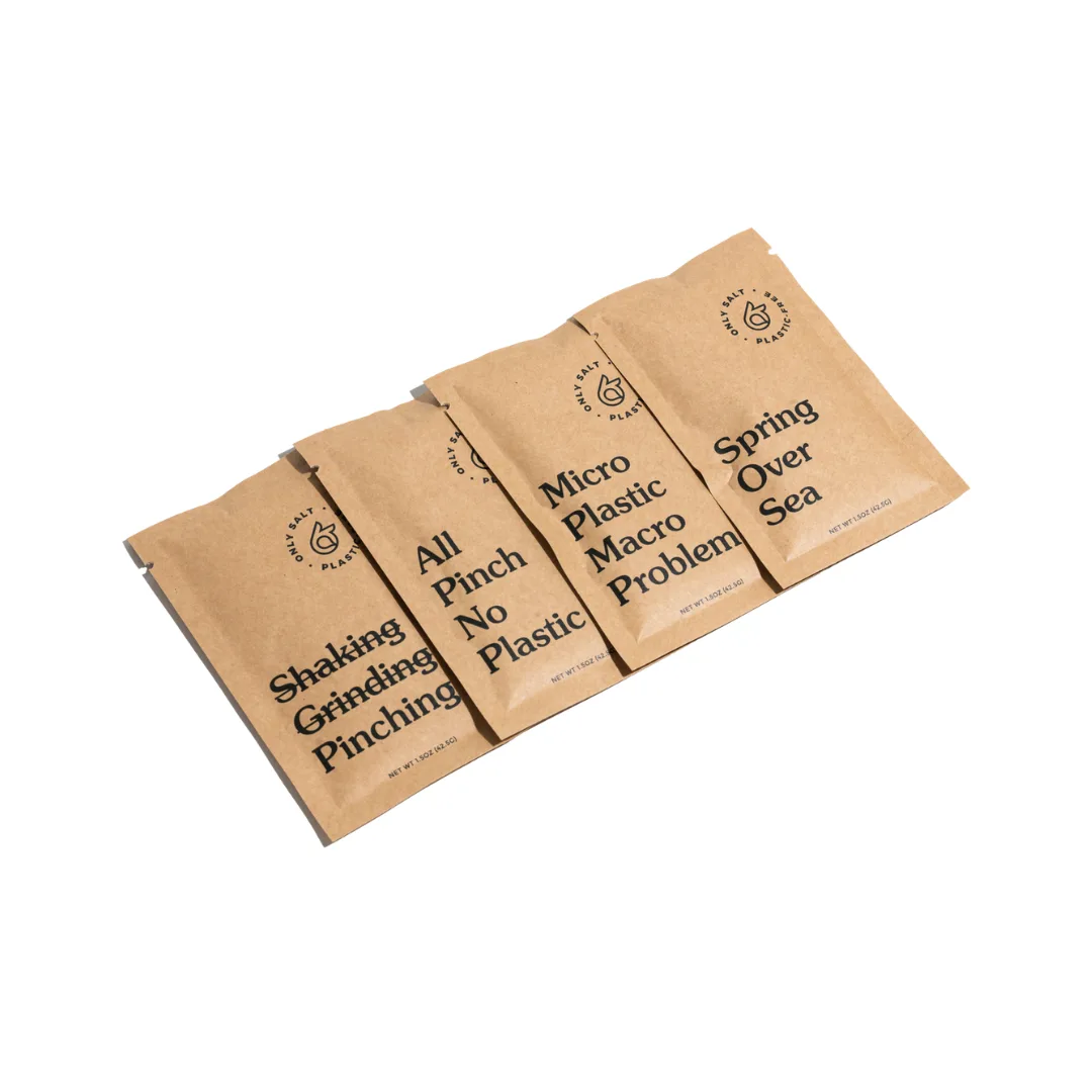 Only Salt Plastic-Free Salt Packets