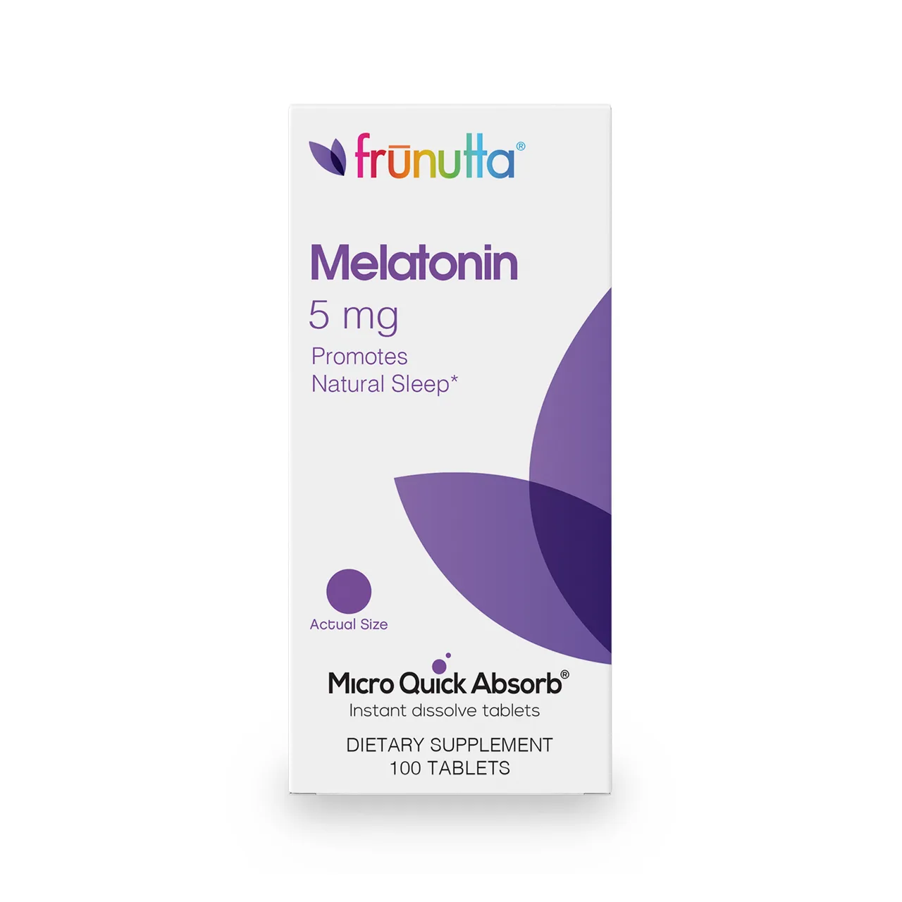 Frunutta Promotes More Restful Sleep (Melatonin 5 mg)