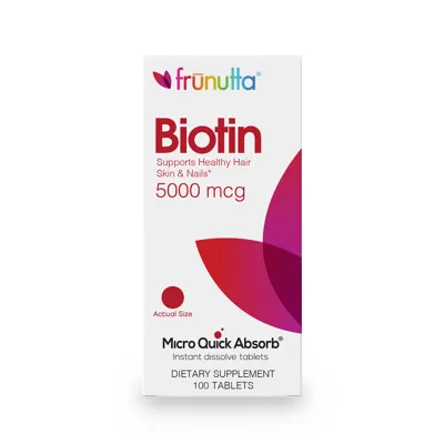 Frunutta Biotin 5,000 mcg - Featured