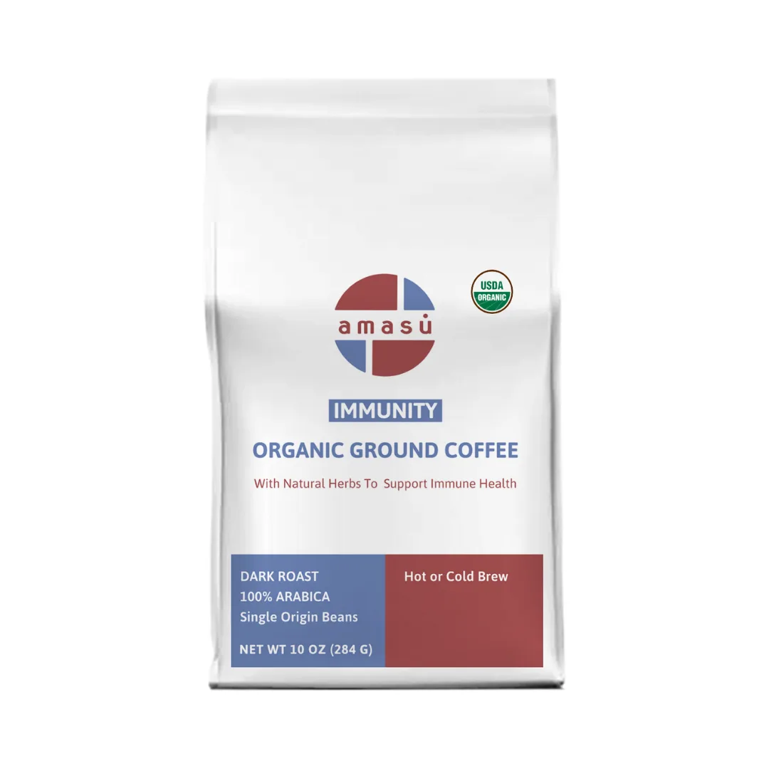 Amasu Organic Immunity Ground Coffee