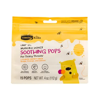 Comvita Kids' Soothing Honey Pops - Featured