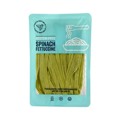 Taste Republic Fresh Gluten-Free Spinach Fettuccine - Featured