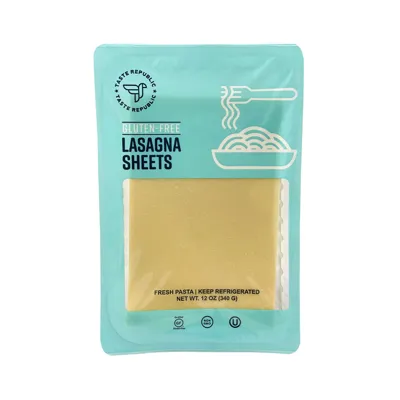 Taste Republic Fresh Gluten-Free Lasagna Sheets - Featured
