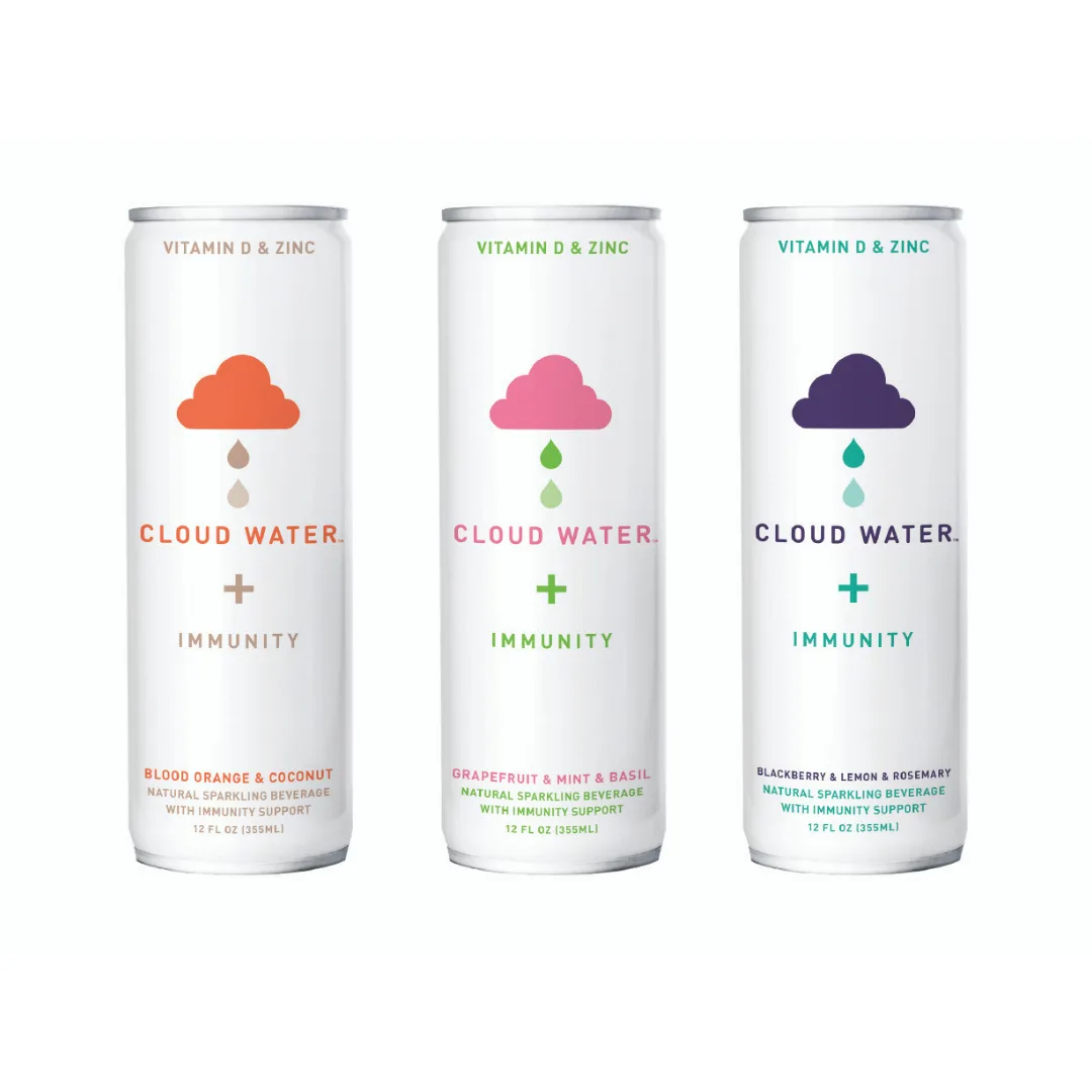 Cloud Water Brands All-Natural Sparkling Beverage
