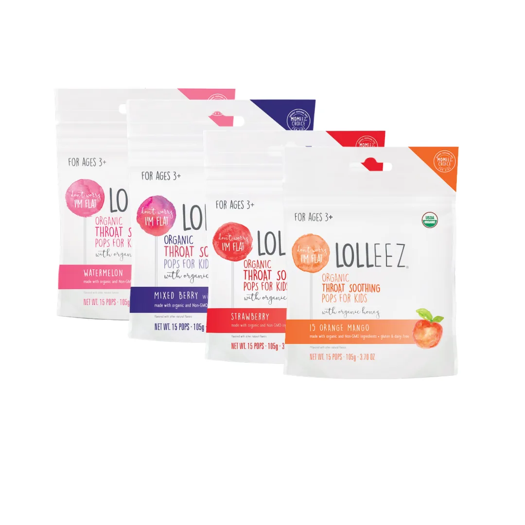 EEZCo Organic Kids Throat Soothing Pops