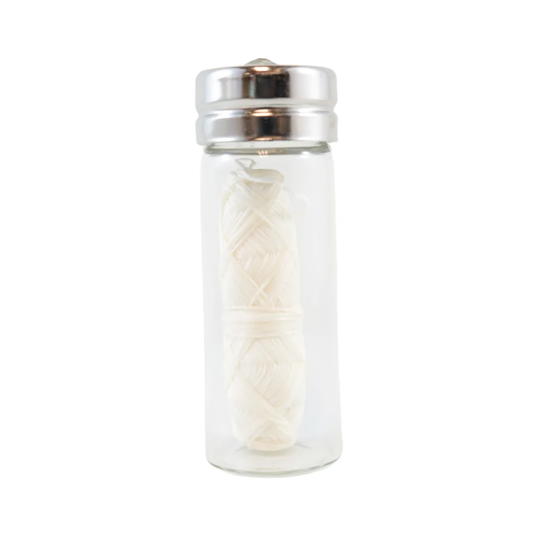 Life UNpacked Zero Waste Floss with Glass Container