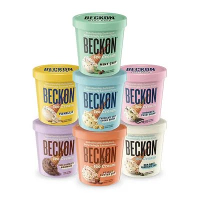 Beckon Ice Cream Lactose-Free Ice Cream Pints - Featured