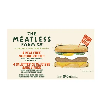 Meatless Farm Co. Plant-Based Breakfast Patties - Featured