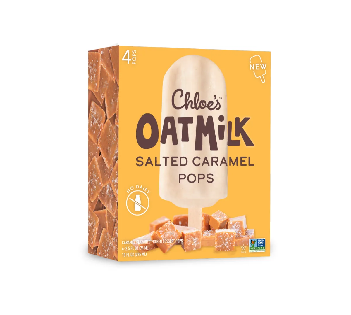 Chloe's Salted Caramel Oatmilk Pops
