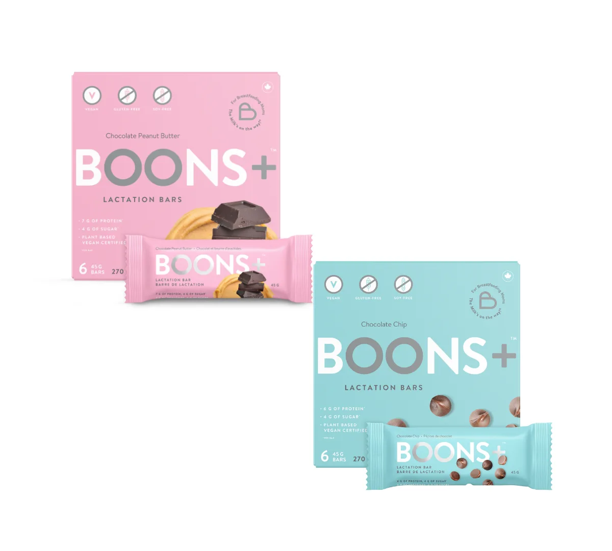 Booby Boons Boons+ Lactation Bars