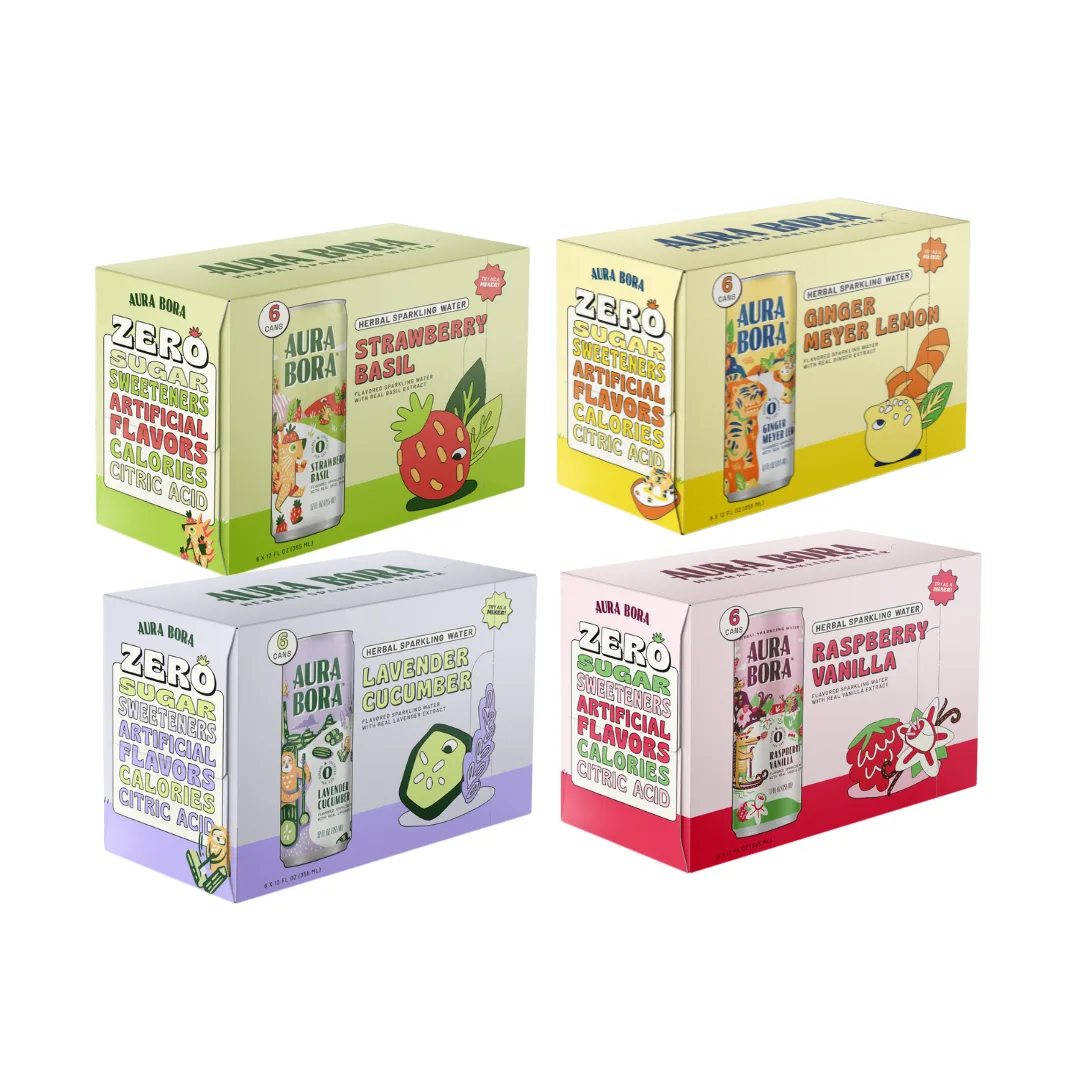 Aura Bora Herbal Sparkling Water