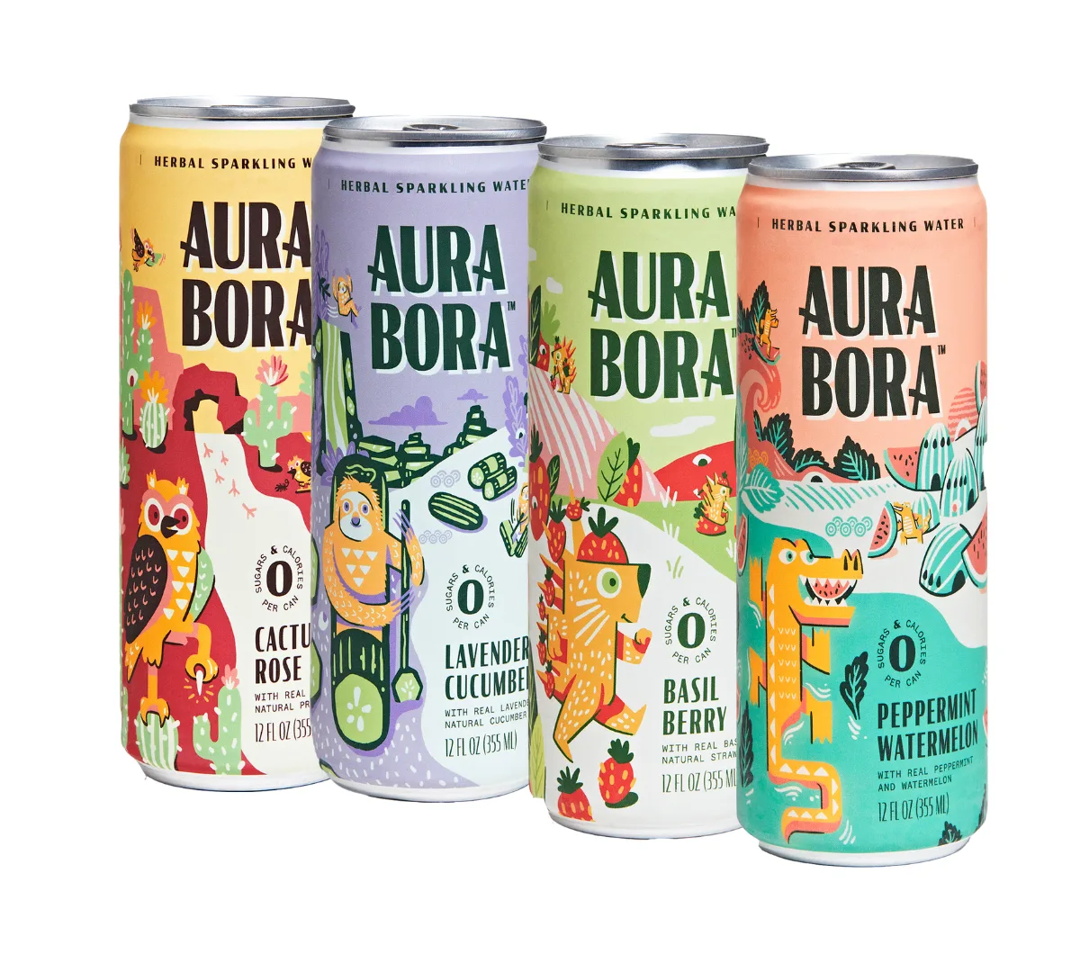 Aura Bora Herbal Sparkling Water