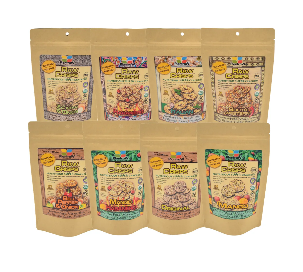 Plantraw Foods Dehydrated Crackers