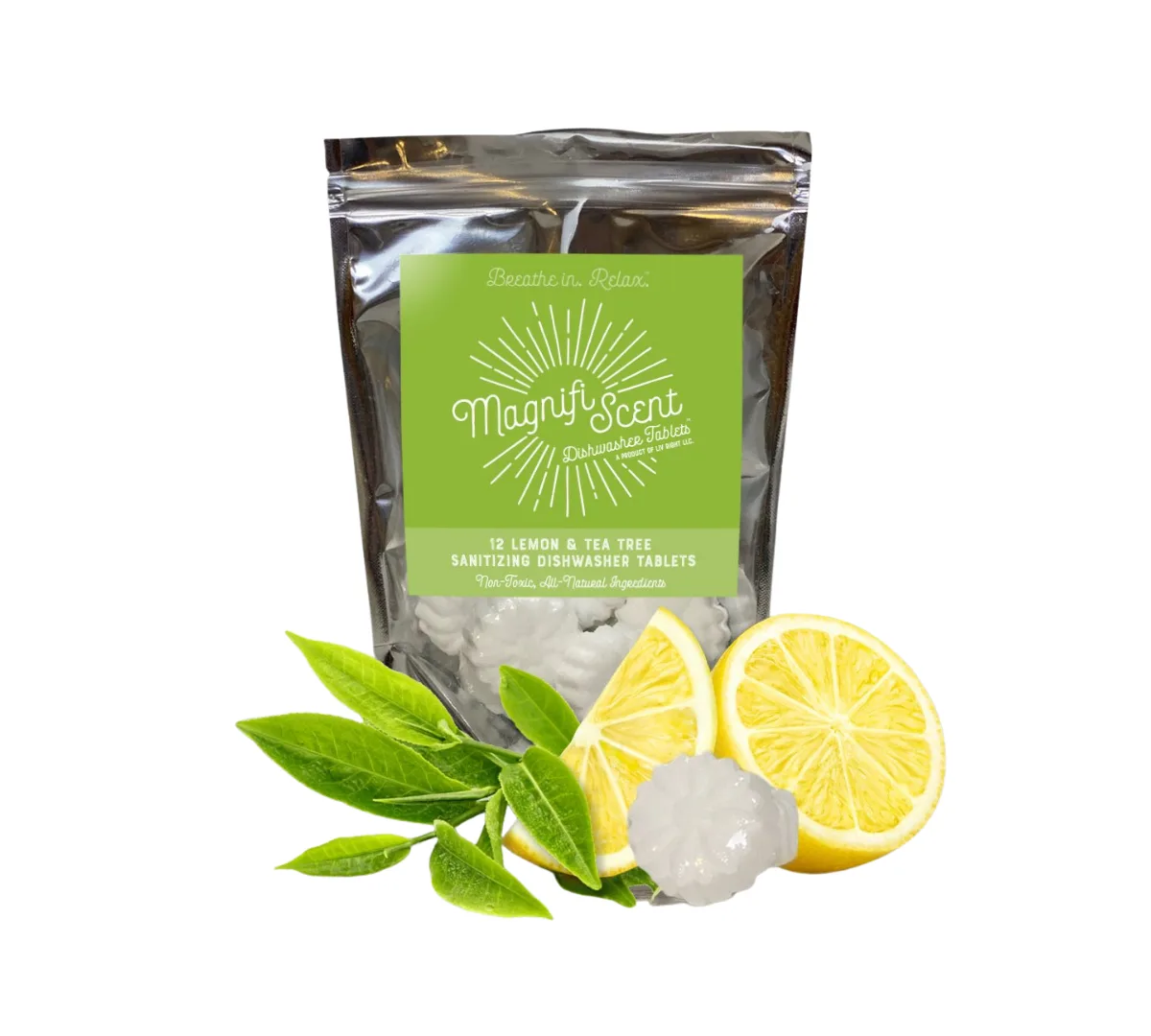 Magnifiscent Aromatherapy All-Natural Dishwasher Sanitizer Tablets