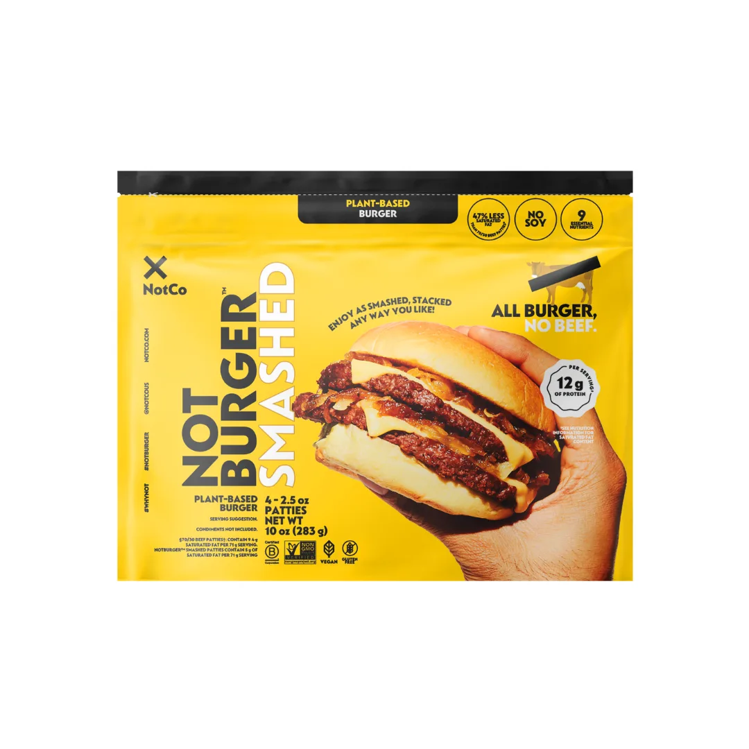 NotCo Plant-Based Smash Burgers