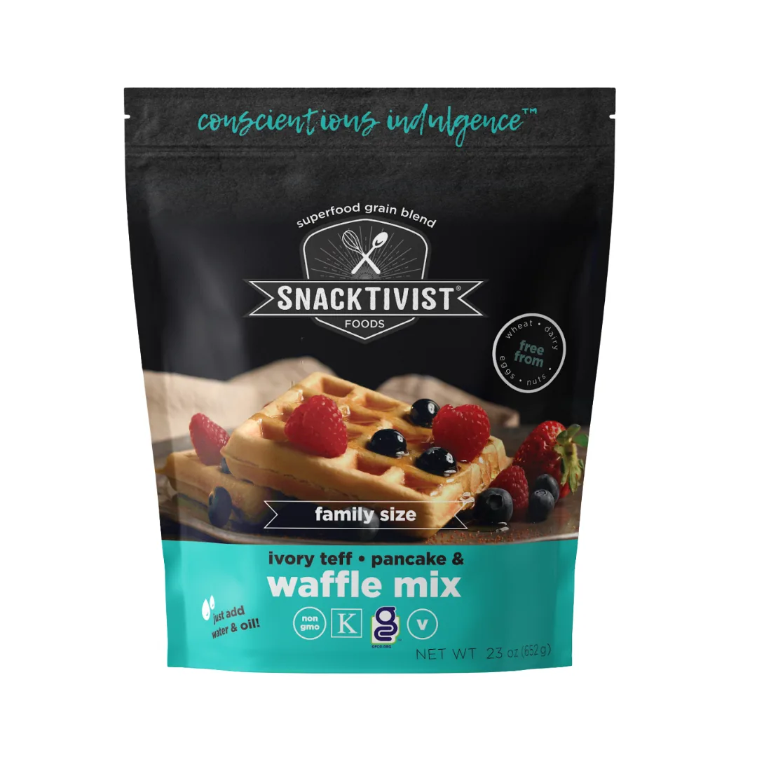 Snacktivist Foods Regenerative Gluten-Free Waffle Mix