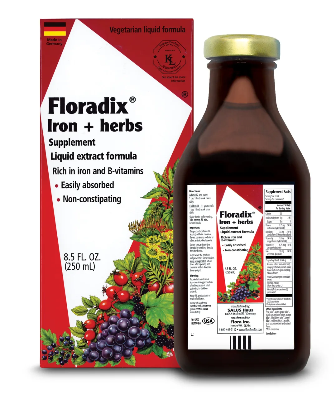 Flora Inc. Liquid Iron Supplement