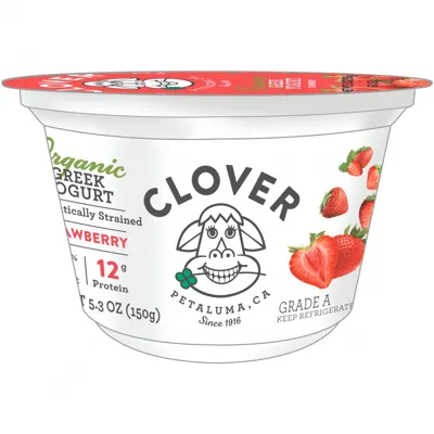 Clover Organic Farms Organic Greek Yogurt - Featured