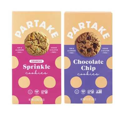 Partake Foods Gluten Free Vegan Cookies - Featured