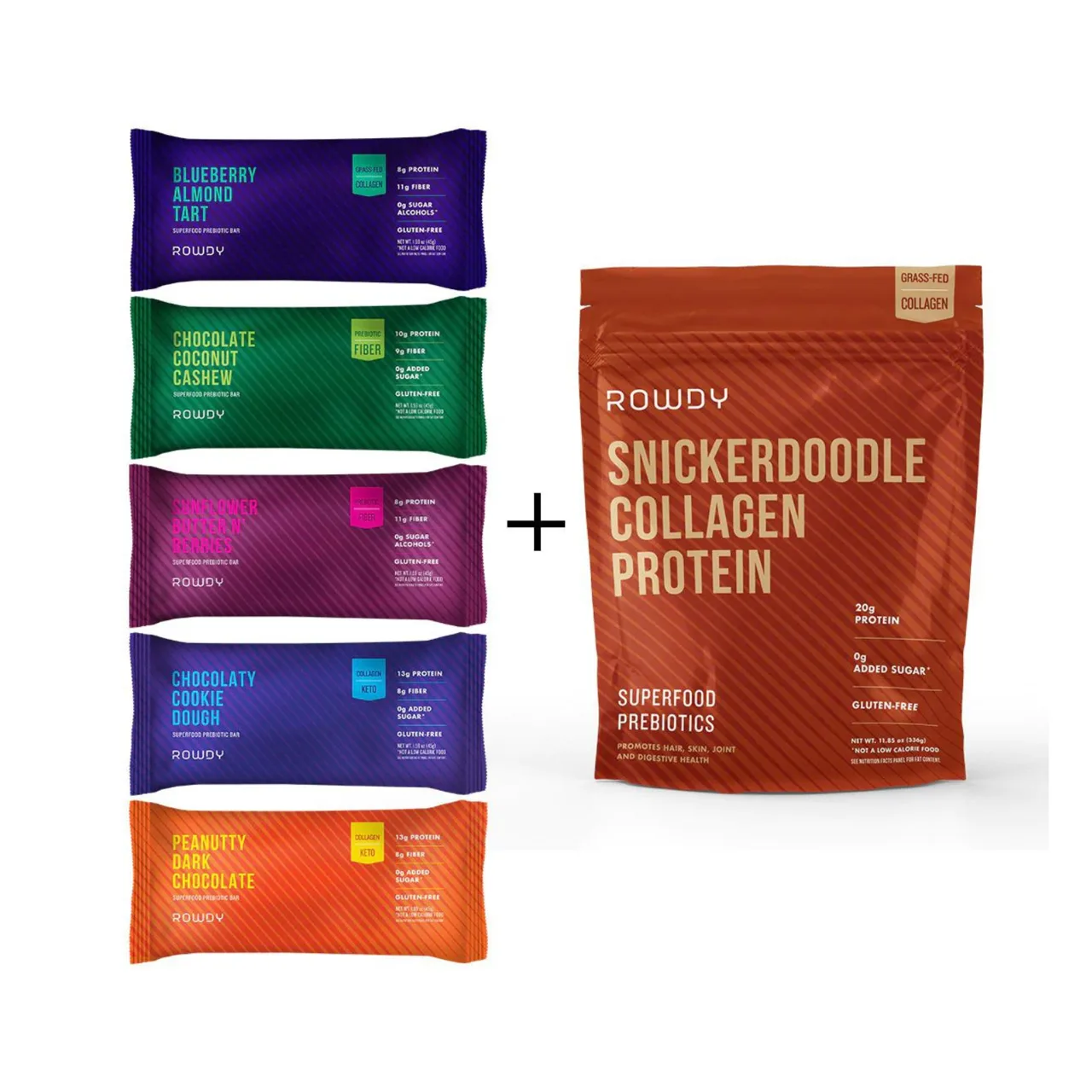 Rowdy Bars Prebiotic Superfood Bars
