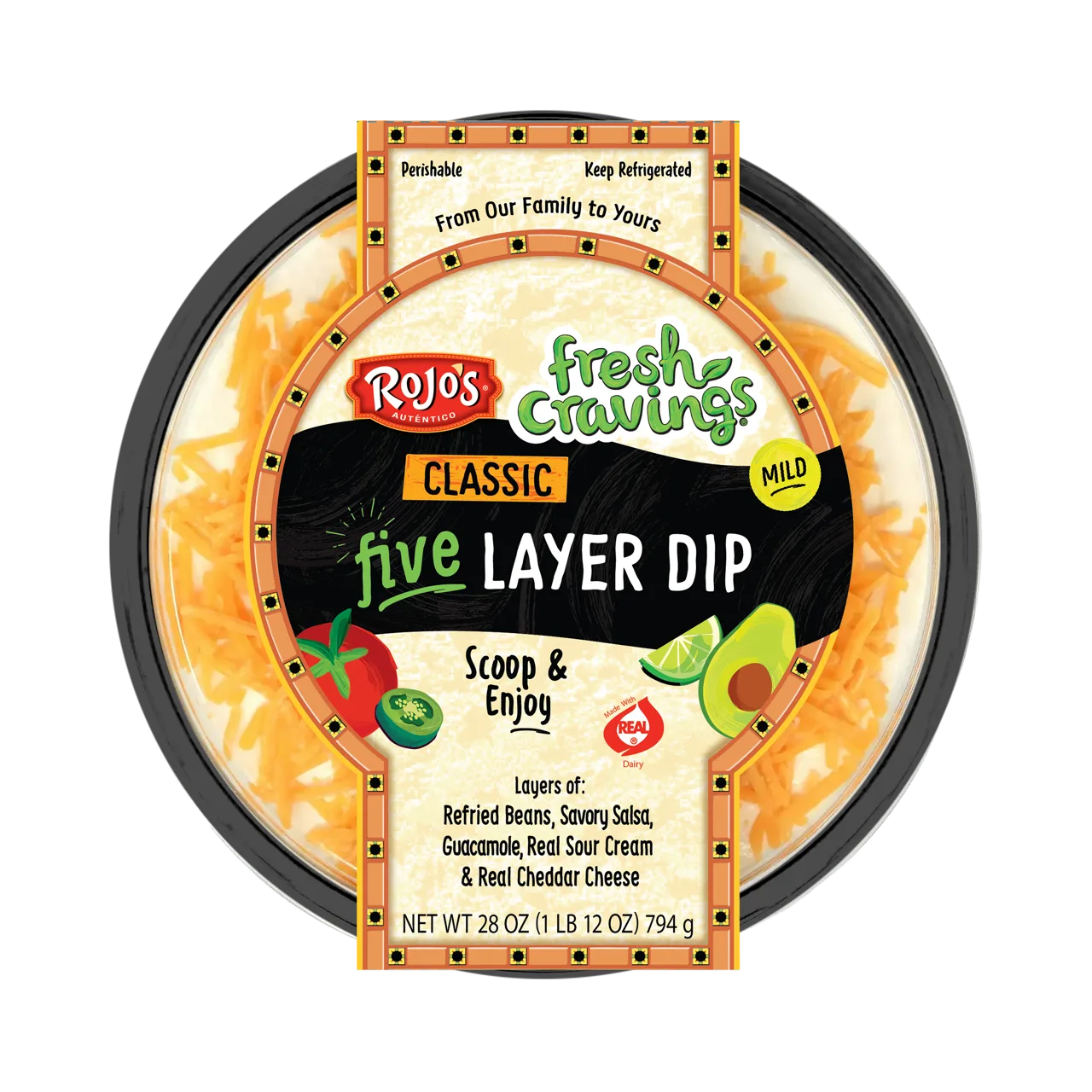 Fresh Cravings Gluten-Free 5 Layer Dip