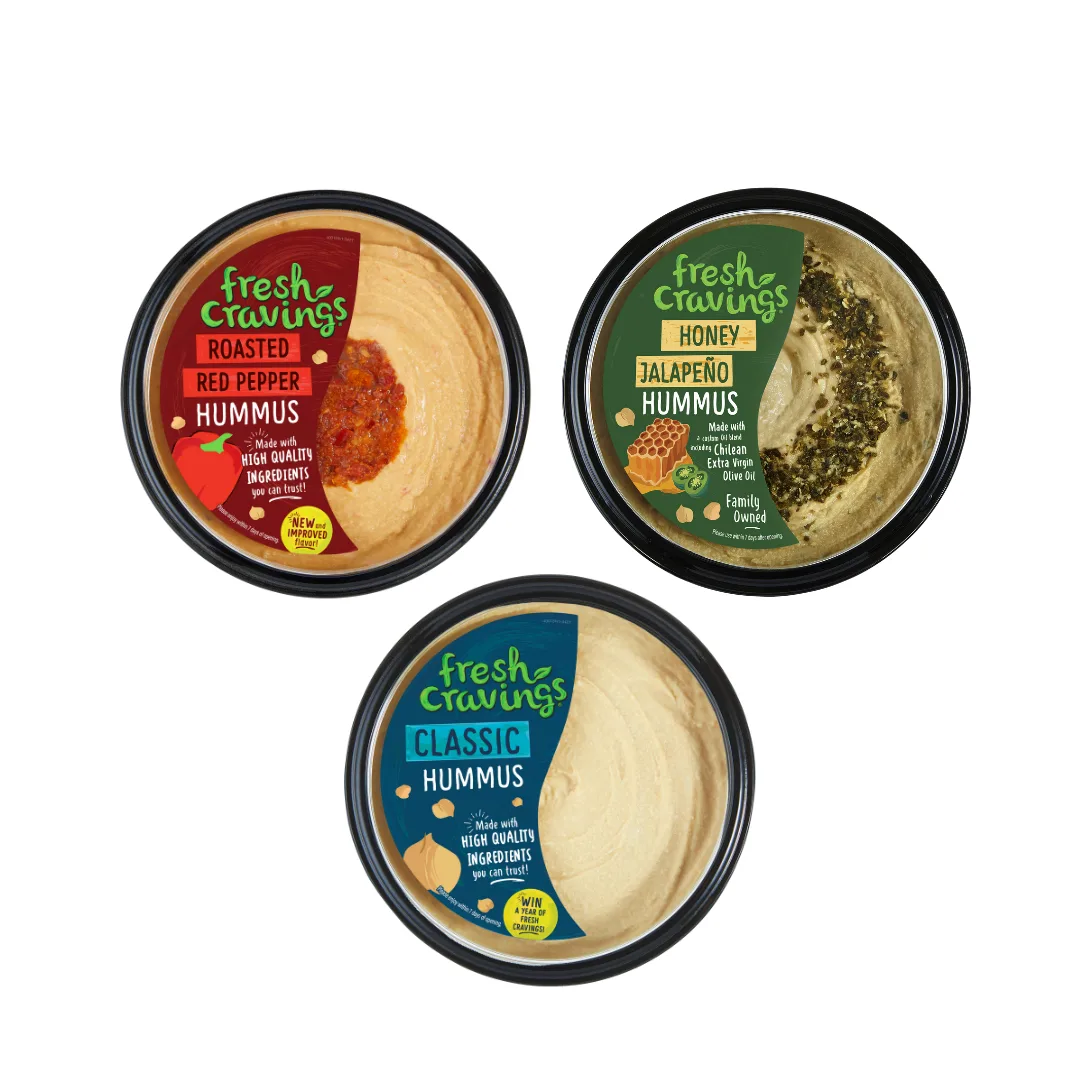 Fresh Cravings Gluten-Free Hummus Dips