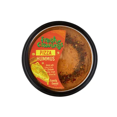 Fresh Cravings Pizza Hummus - Featured