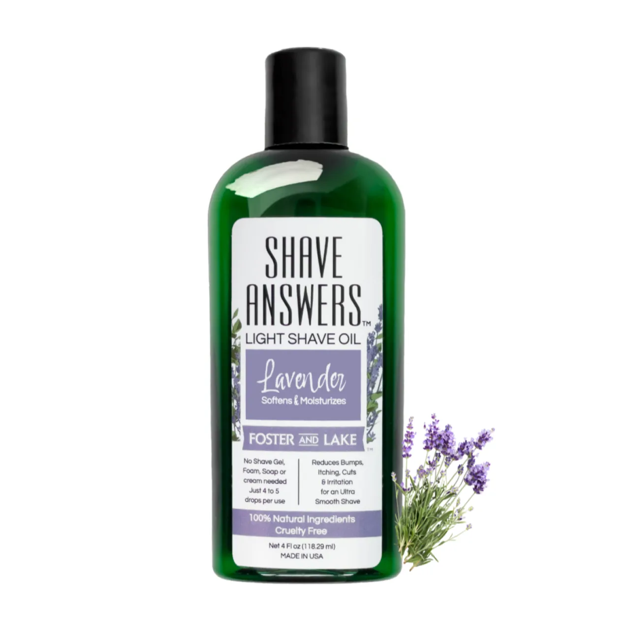 Foster and Lake Lavender Shaving Oil