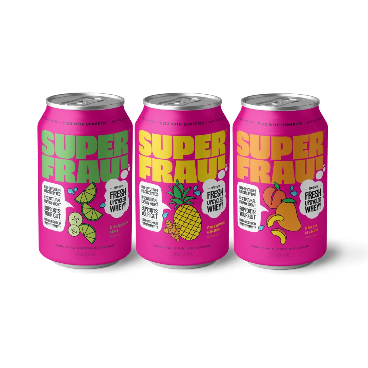 Superfrau Functional Sparkling Beverage