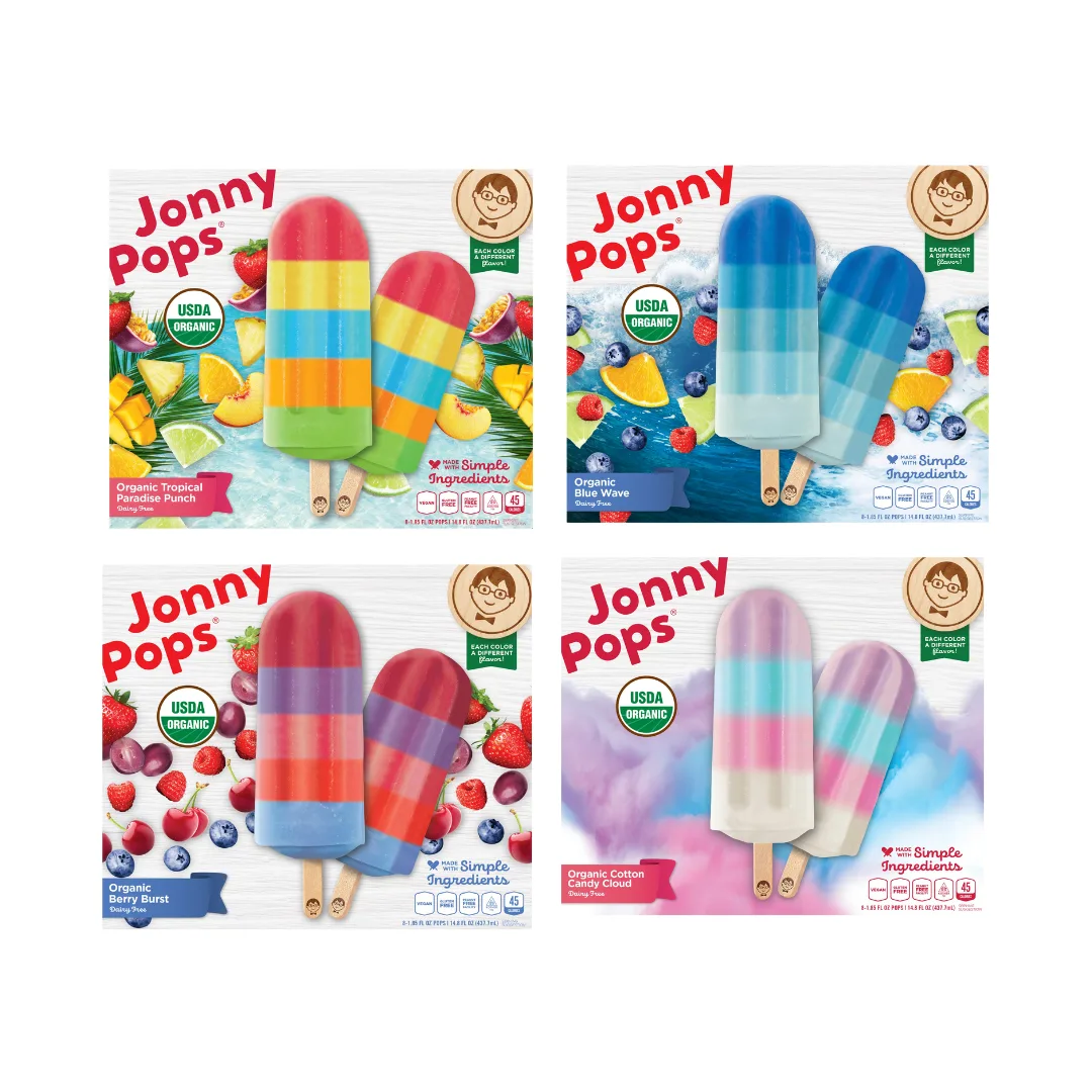 Jonny Pops Organic Frozen Pops