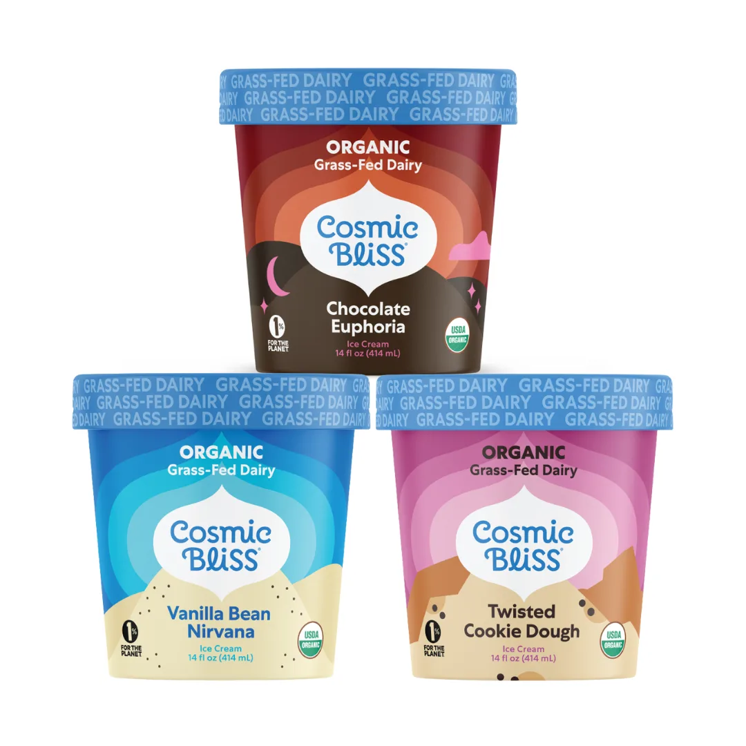 Cosmic Bliss Organic Grass-Fed Dairy Ice Cream