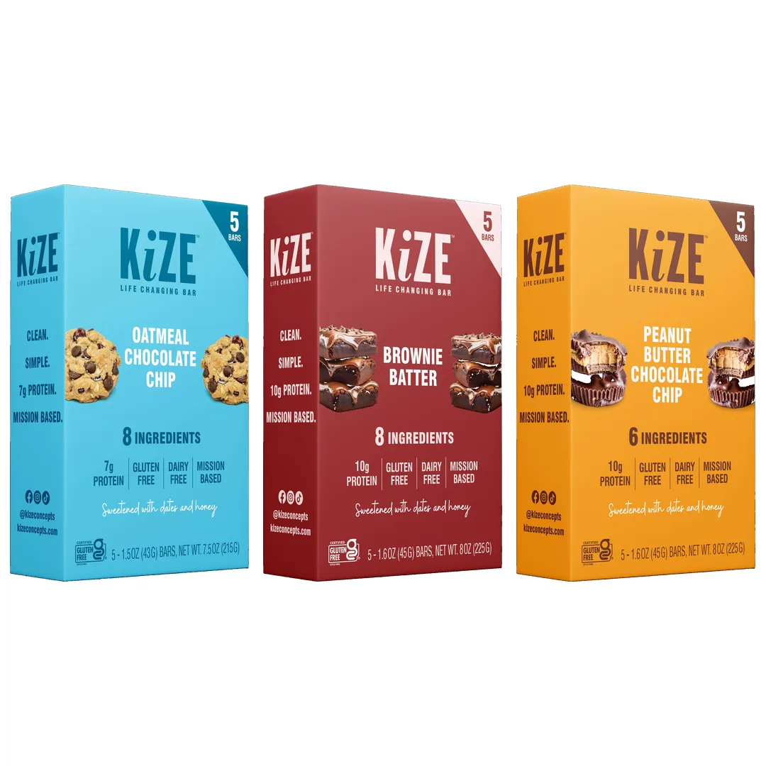 KiZE Gluten-Free Protein Bars