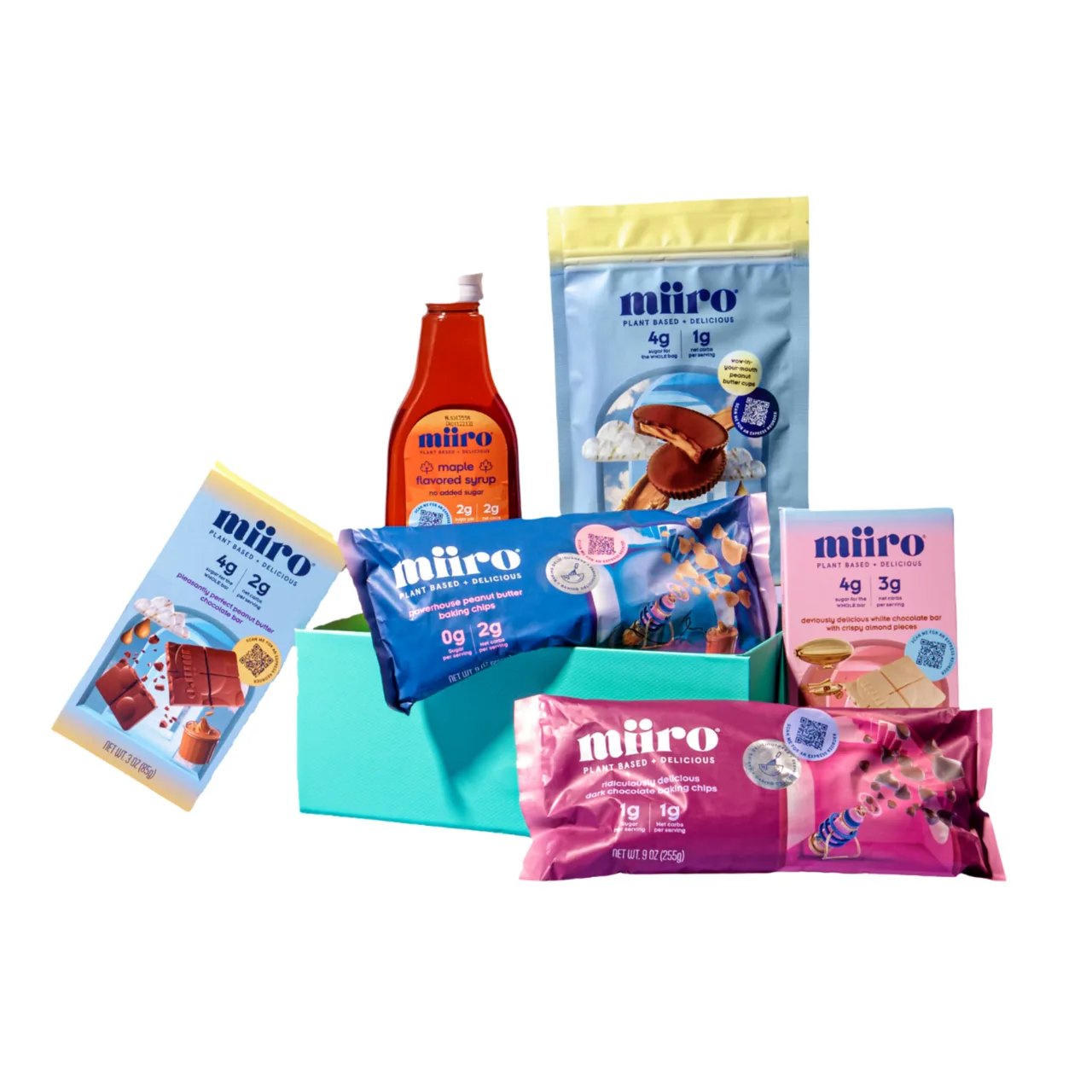 MiiRO Plant-Based & Low Sugar Chocolate Sampler Pack