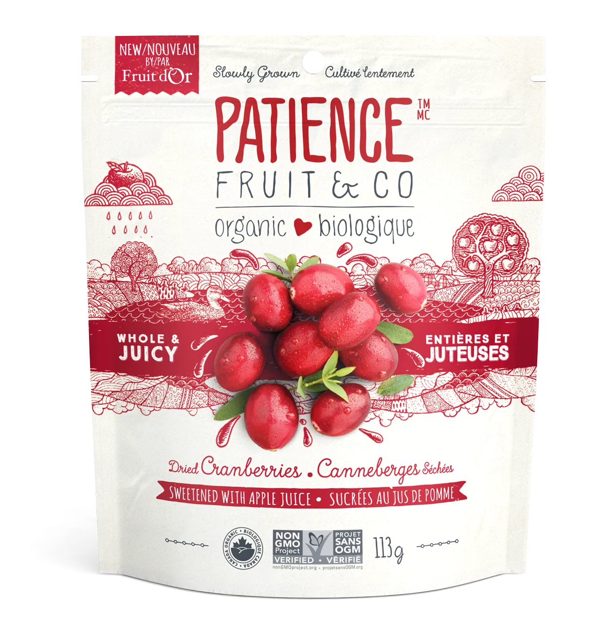 Patience Fruit & Co Dried Cranberries