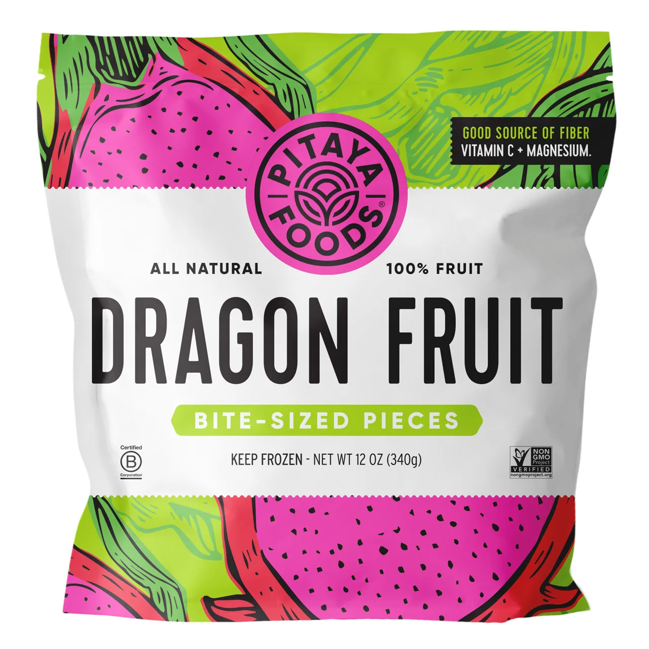 Pitaya Foods Dragon Fruit Bite-Sized Pieces