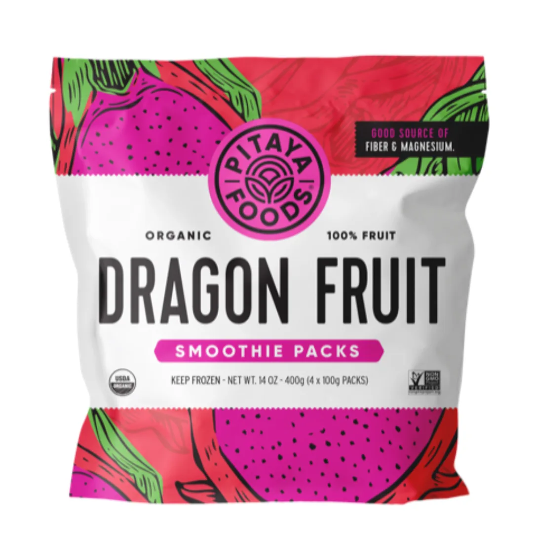 Pitaya Foods Dragon Fruit Smoothie Packs