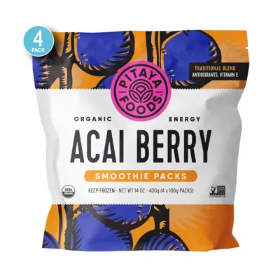 Pitaya Foods Traditional Acai Smoothie Packs - Featured